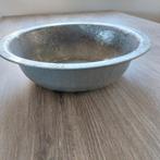 Zinken schaal schalen 2 stuks, Overige materialen, Gebruikt, Schaal, Rond