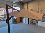 Zweef parasol 3x3 vierkant, Tuin en Terras, Parasols, Ophalen, Verstelbaar, 2 tot 3 meter, Zweefparasol