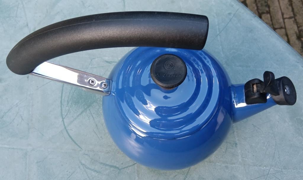 Vintage LE CREUSET waterkoker 1,25 liter (G299), 1 tot 2 liter, Ophalen of Verzenden, Zo goed als nieuw