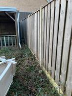 Beton schutting 4 panelen in goede staat, Tuin en Terras, Schuttingen, Ophalen, Overige materialen, 3 tot 6 meter, 1 tot 2 meter