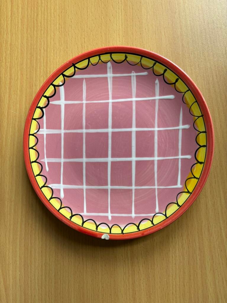 Blond Amsterdam gebaksbordje Even bijkletsen, Gebruikt, Blond Amsterdam, Ophalen of Verzenden, Bord(en)