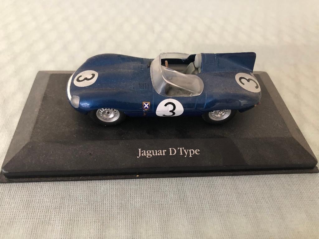 modelauto Jaguar D type, Hobby en Vrije tijd, Modelauto's | 1:43, Ophalen of Verzenden, Zo goed als nieuw, Auto, Overige merken