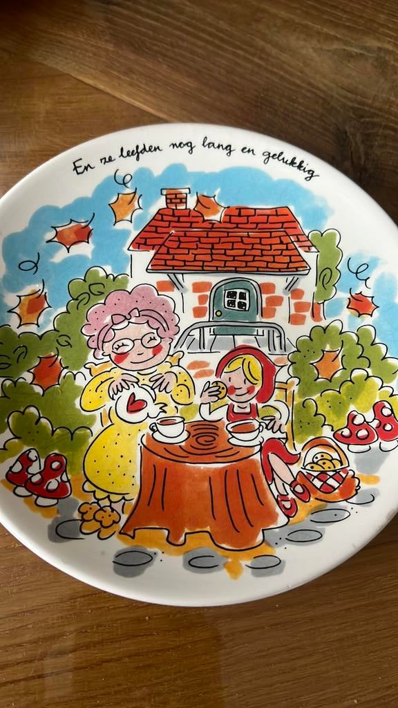 Blond Amsterdam de Efteling bord Roodkapje, Blond Amsterdam, Ophalen of Verzenden, Zo goed als nieuw, Bord(en)