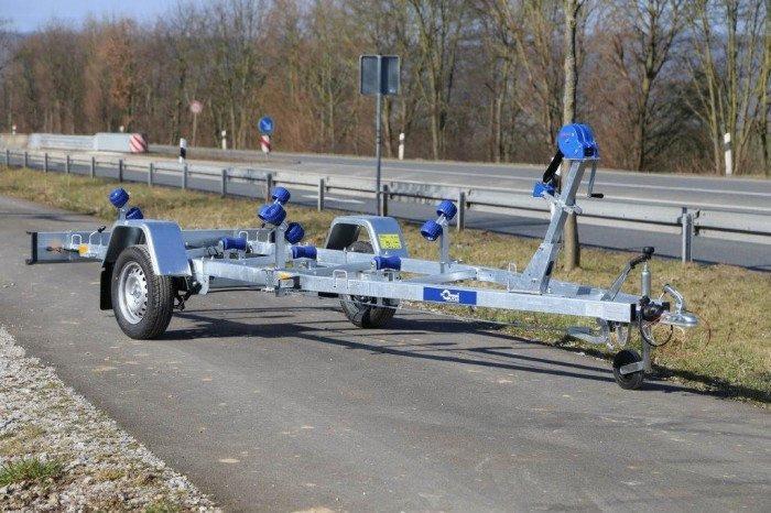 Blyss P750H Geremde boottrailer tot 750 kg, Watersport en Boten, Boottrailers, Zo goed als nieuw, Sloepentrailer, Minder dan 1500 kg