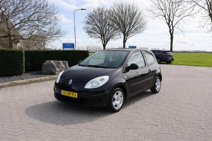 Renault Twingo 1.2 Authentique 2008 Zwart AIRCO! NAP!, Auto's, Renault, Bedrijf, Twingo, ABS, Airbags, Airconditioning, Boordcomputer