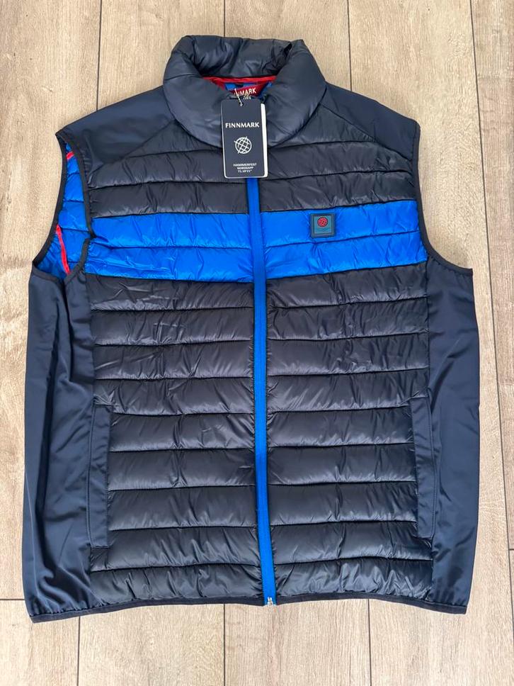 Super mooie bodywarmer van Finnmark (Maat 3XL), Kleding | Heren, Bodywarmers, Nieuw, Overige maten, Blauw, Verzenden