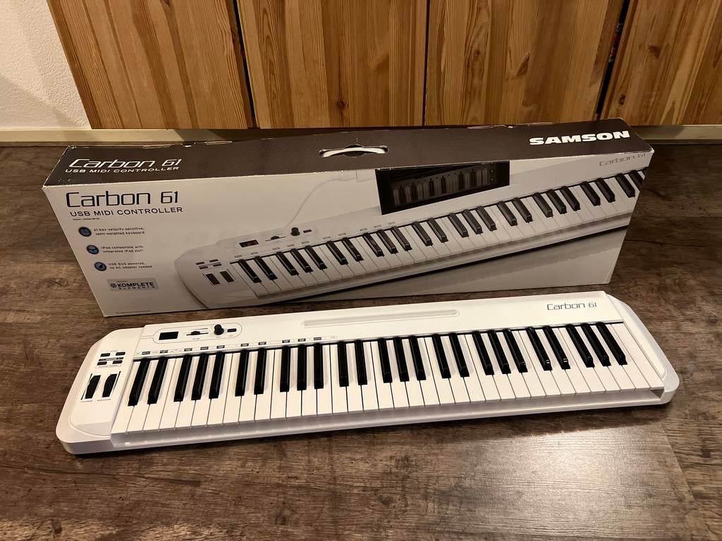 Samson Carbon 61 USB MIDI Keyboard Controller, Muziek en Instrumenten, Midi-apparatuur, Nieuw, Ophalen