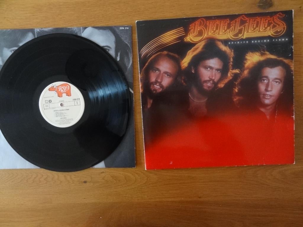 LP Beegees - Spirits having flows, Cd's en Dvd's, Vinyl | Pop, Ophalen of Verzenden, Gebruikt, 12 inch