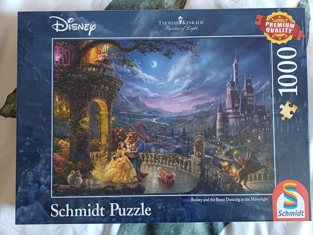 Beauty and the Beast - Puzzel 1000 stukjes, Ophalen, 500 t/m 1500 stukjes, Zo goed als nieuw, Legpuzzel