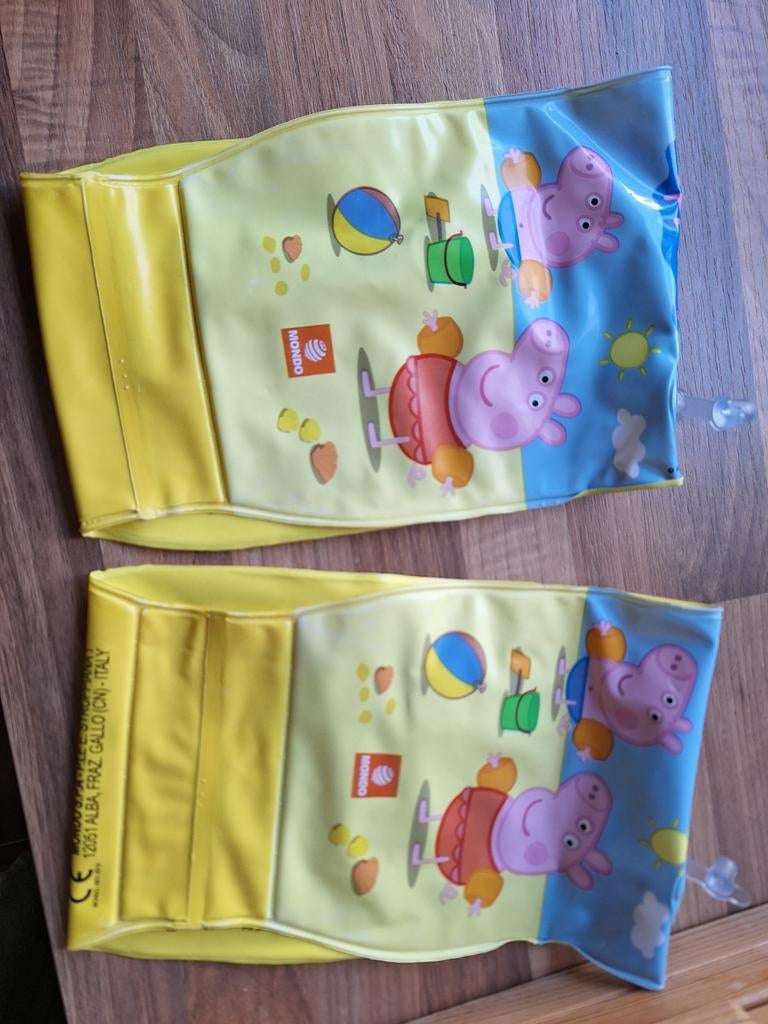 Zwembandjes, Ophalen