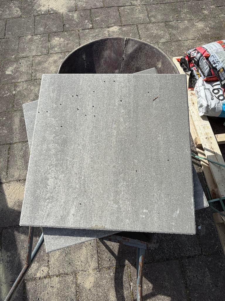 Betonnen tegels 60x60 - Nieuw op pallet - 28 stuks, Ophalen, Nieuw, 10 m² of meer, Beton