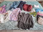 Meisjeskleding pakket maat 110/116 met slippers 28/29, Kinderen en Baby's, Kinderkleding | Maat 110, Ophalen of Verzenden, Gebruikt