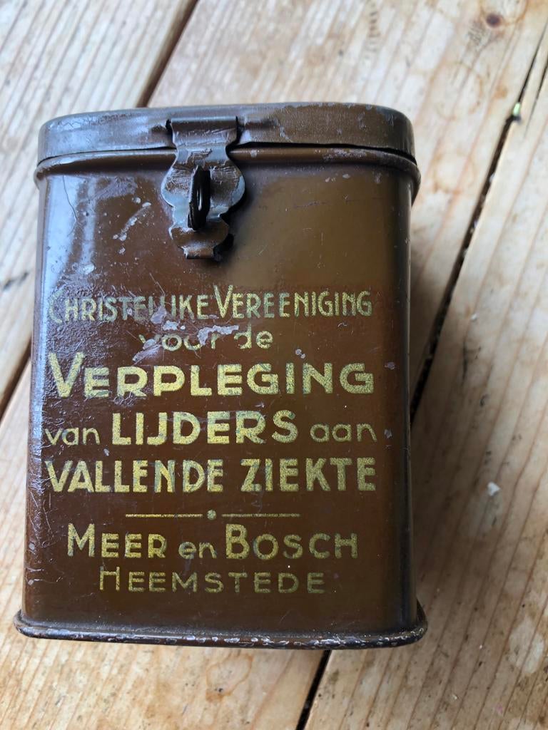 Antieke collectebus Meer en Bosch Heemstede, Ophalen of Verzenden, Gebruikt, Overige, Overige merken