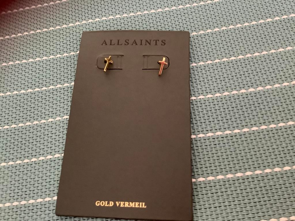 Allsaints oorbellen, Overige materialen, Nieuw, Ophalen of Verzenden, Knopjes of Stekers