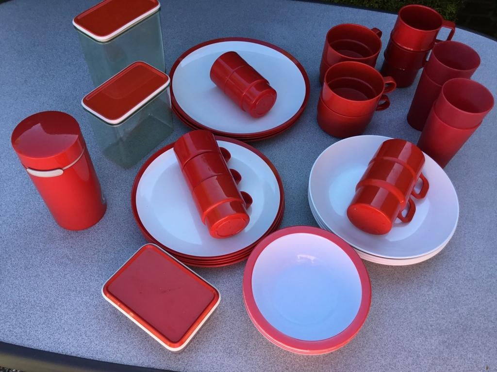 Camping Servies Mepal - 4 personen, Ophalen of Verzenden, Gebruikt