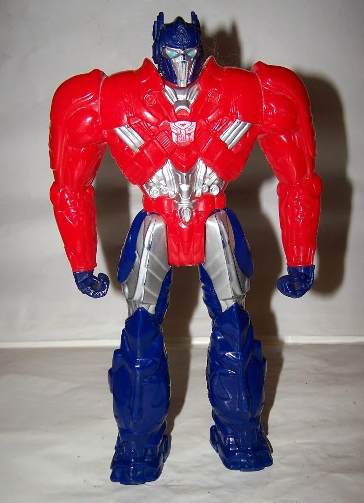 Grote Optimus Prime transformer. L. 29cm.Transformeert niet, Verzamelen, Transformers, G1, Ophalen of Verzenden, Zo goed als nieuw