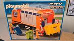 Playmobil 4418 Oranje vuilniswagen nieuw in doos, Kinderen en Baby's, Speelgoed | Playmobil, Ophalen of Verzenden, Nieuw, Complete set