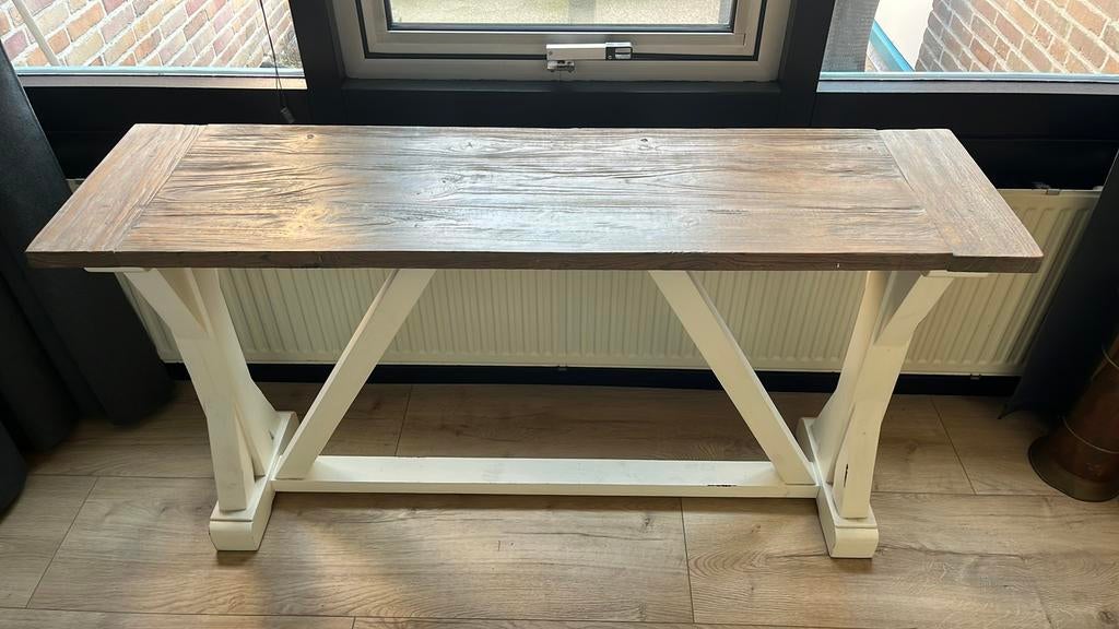 Sidetable, Huis en Inrichting, Tafels | Sidetables, Ophalen, Gebruikt, 100 tot 150 cm, Overige houtsoorten