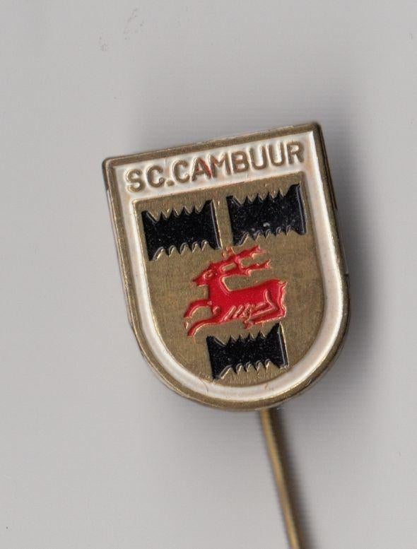Voetbal SC Cambuur speldje, Gebruikt, Niet vindbaar, Niet vindbaar, Speldje of Pin
