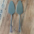 Twee vintage KLM taartscheppen - zilverkleurig, Antiek en Kunst, Antiek | Bestek, Ophalen of Verzenden