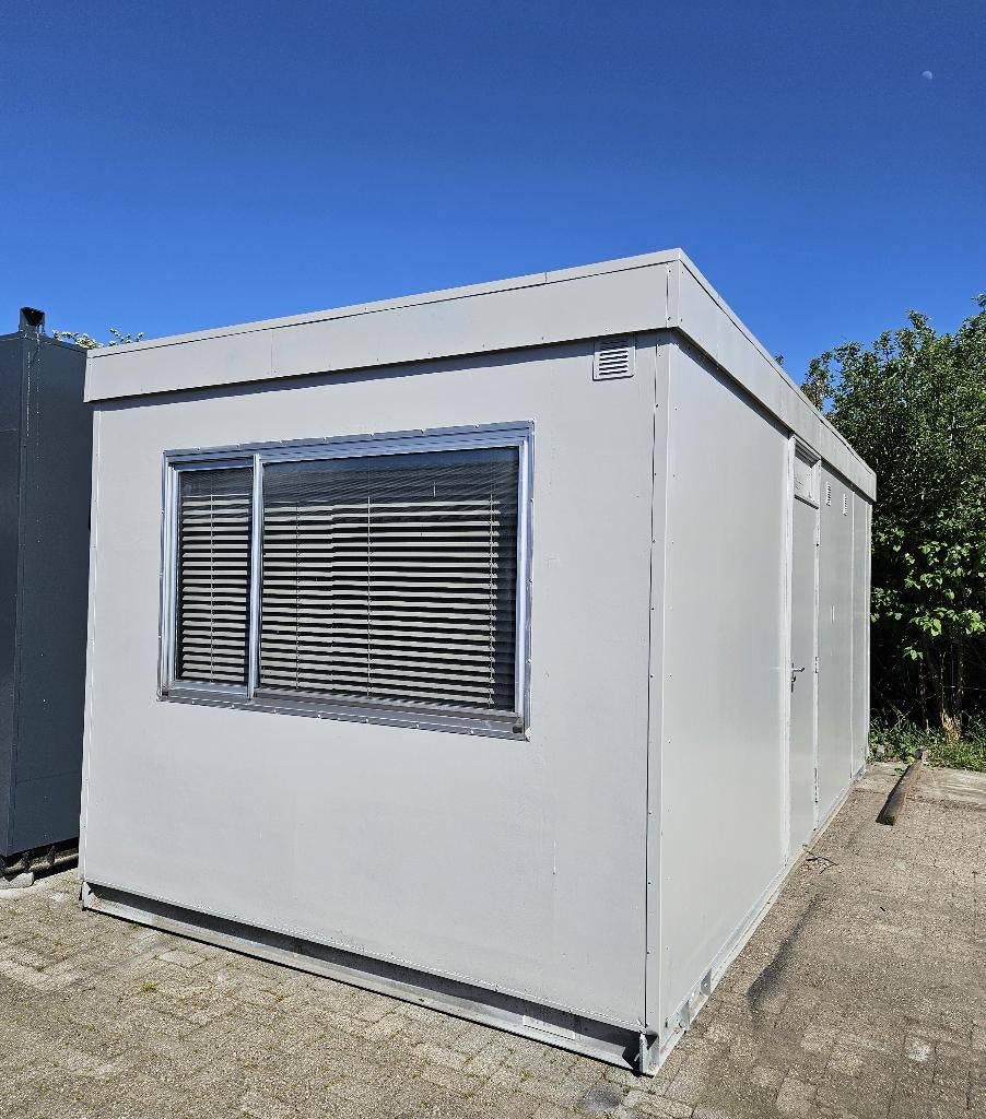 Kantoorunit, Woonunit, Bouwkeet, Schaftkeet. 6 x 3, Ophalen, Gebruikt