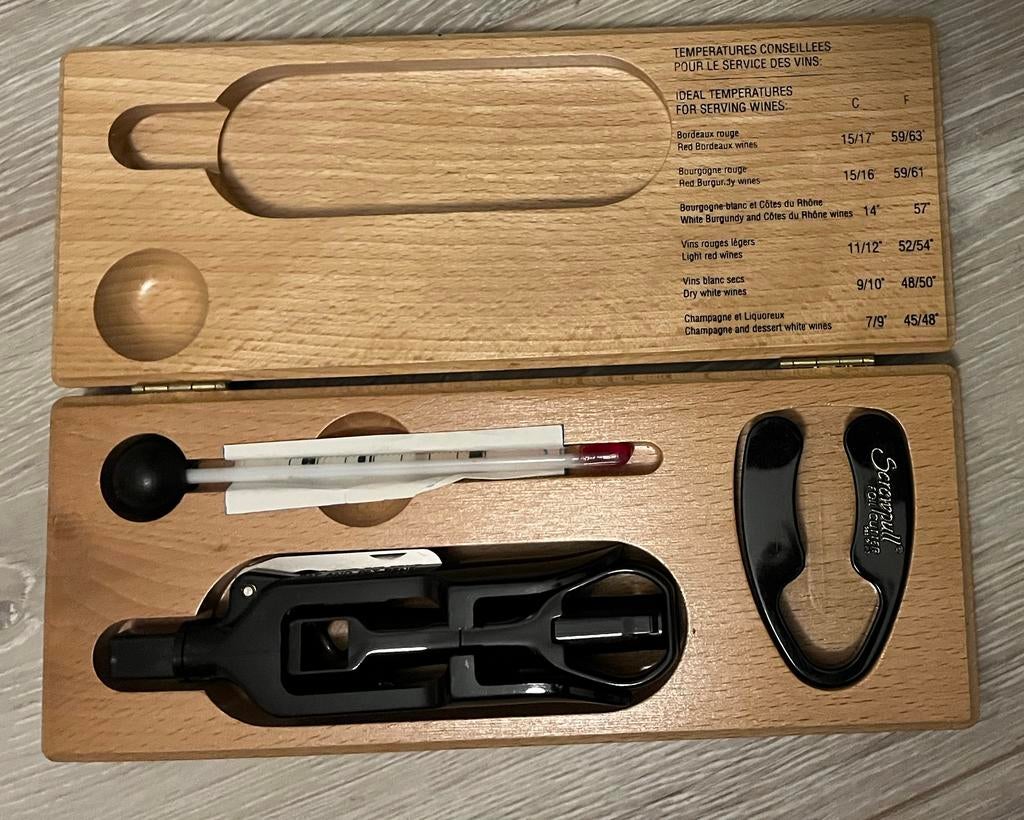 Bijna gratis: ongebruikte screwpull sommeliersset, Ophalen, Nieuw