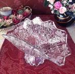 rocante kristallen schaal / fruitschaal  bloemen boeket, Ophalen of Verzenden