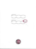 Fiat 500 en 500 Cabriolet folder, Ophalen of Verzenden, Zo goed als nieuw, Overige merken