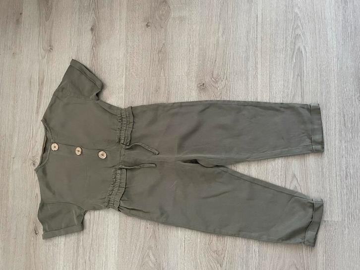 Mango Kids Jumpsuit Groen - Maat 4/5, Kinderen en Baby's, Kinderkleding | Overige, Gebruikt, Jongen of Meisje, Ophalen of Verzenden