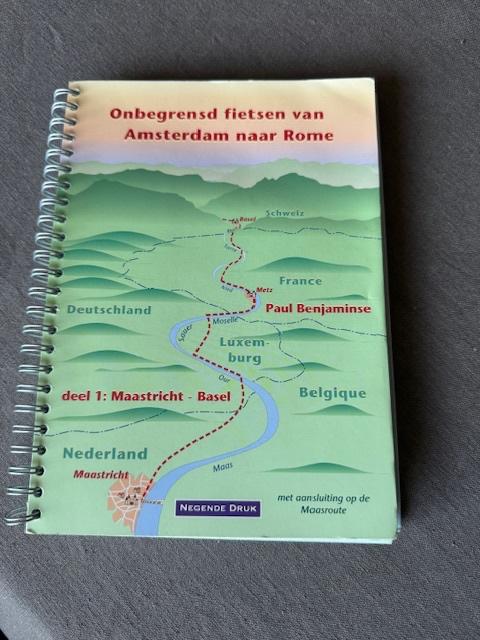 Benjaminse   fietsen van Amsterdam naar Rome 3 stuks, België, Paul Benjaminse, Ophalen, Gelezen