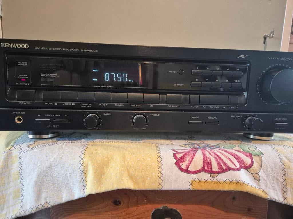 Merk Kenwood.
Am_Fm stereo receiver kr_ a5020 .
Voor 75euro, Ophalen of Verzenden, Zo goed als nieuw