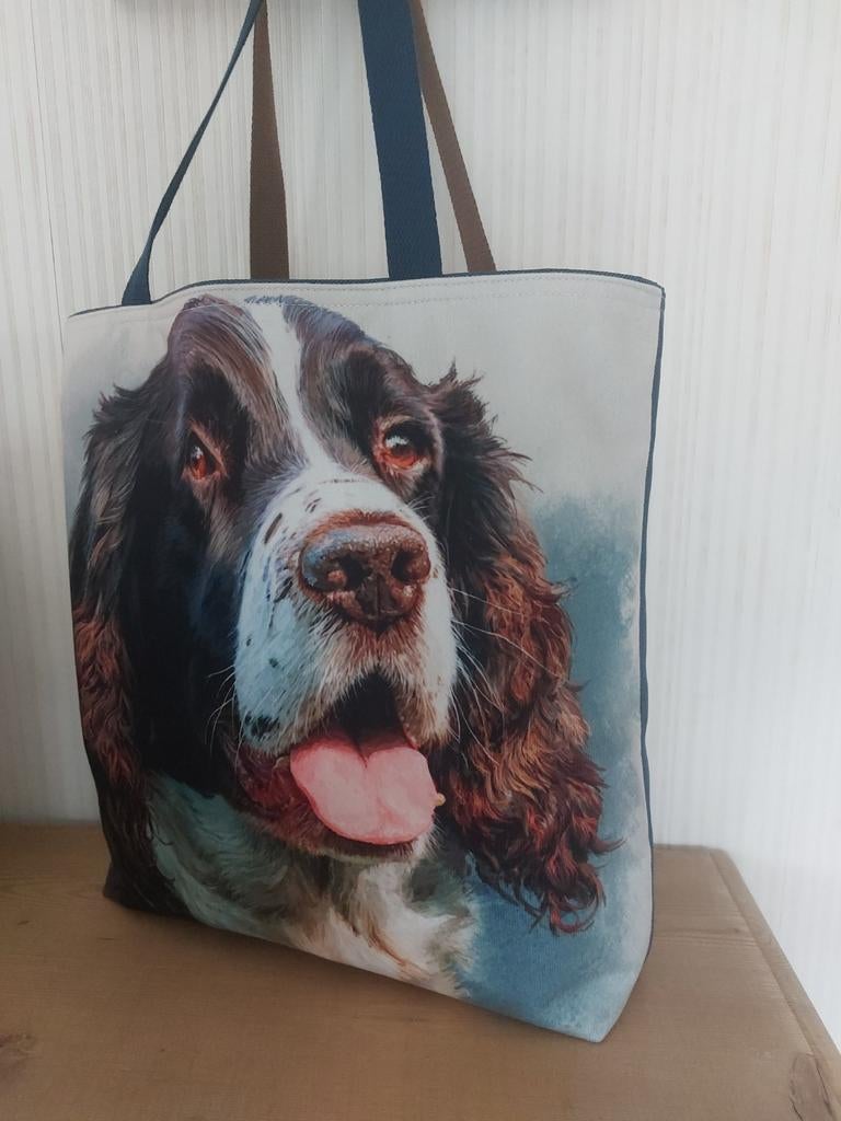 Shopper Eng Springer/ rugtas Teckel, Dieren en Toebehoren, Honden-accessoires, Ophalen of Verzenden