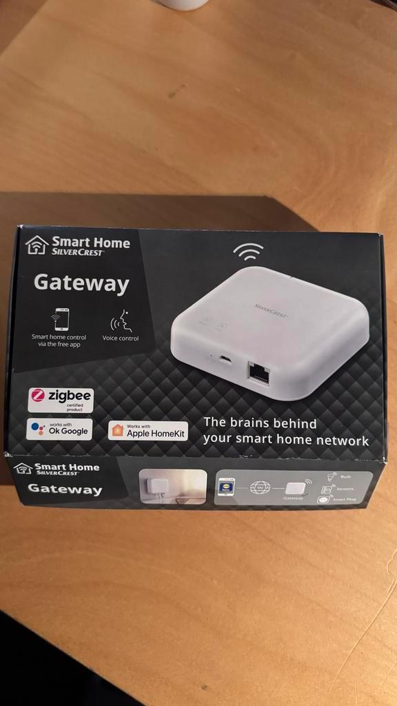 Silvercrest Smart Home Gateway - Zigbee 3.0 & HomeKit, Computers en Software, Routers en Modems, Zo goed als nieuw, Ophalen of Verzenden