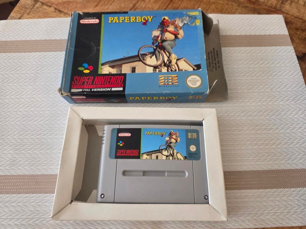 Paperboy 2 - Super Nintendo (SNES) PAL - Compleet in doos, Spelcomputers en Games, Games | Nintendo Super NES, Avontuur en Actie