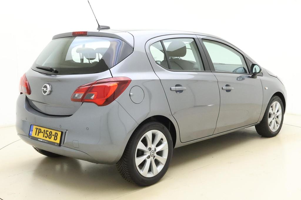 Opel Corsa 1.4 16v 90pk 5drs Favourite | Navigatie | Airco |, Voorwielaandrijving, Gebruikt, 4 cilinders, 49 €/maand