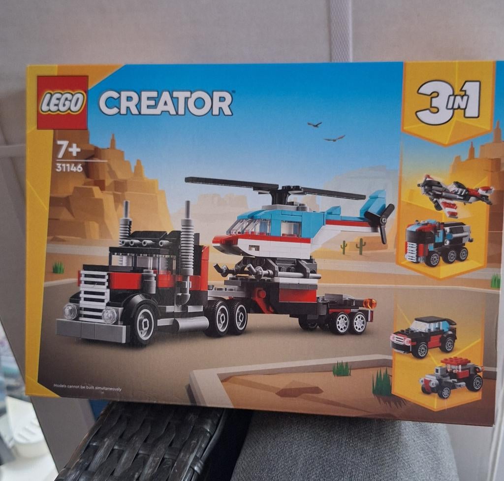 LEGO Creator 3-in-1 truck met helikopter 31146 >>NIEUW<<, Kinderen en Baby's, Speelgoed | Duplo en Lego, Ophalen of Verzenden