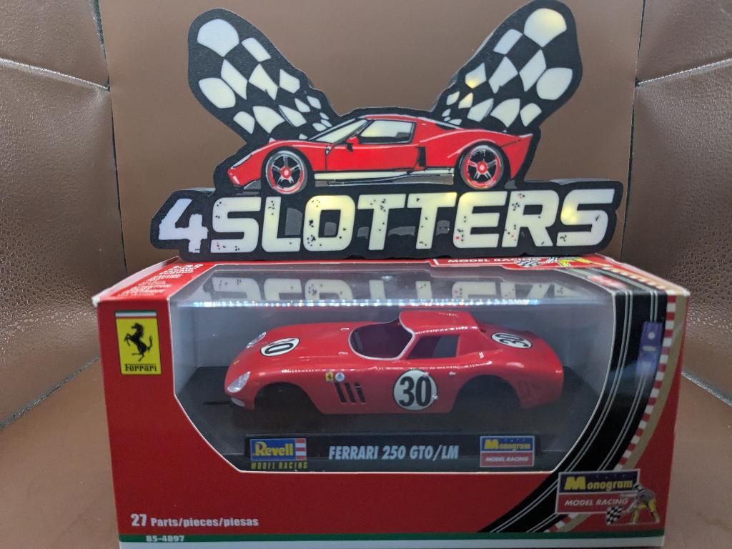 Slotcar 1/32 Revell Monogram Ferrari 250 GTO/LM #30 KIT, Overige merken, Racebaan, Verzenden, Nieuw