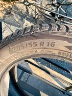 4 winterbanden 205/55R16, goed profiel, Ophalen, Gebruikt, 16 inch, Band(en)