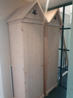 Steigerhouten kasten met commode / bureau blad., Ophalen, Minder dan 75 cm, 50 tot 70 cm, 105 cm of meer