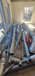 Partij ventilatiebuizen en luchtkanalen – diverse maten, Doe-het-zelf en Verbouw, Ventilatie en Afzuiging, Ophalen, Gebruikt, Afzuiger