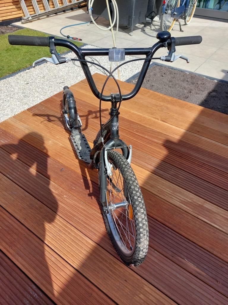 Cross step free ride kick bike zwart, Fietsen en Brommers, Steps, Ophalen, Gebruikt, Kickbike, Kickbike