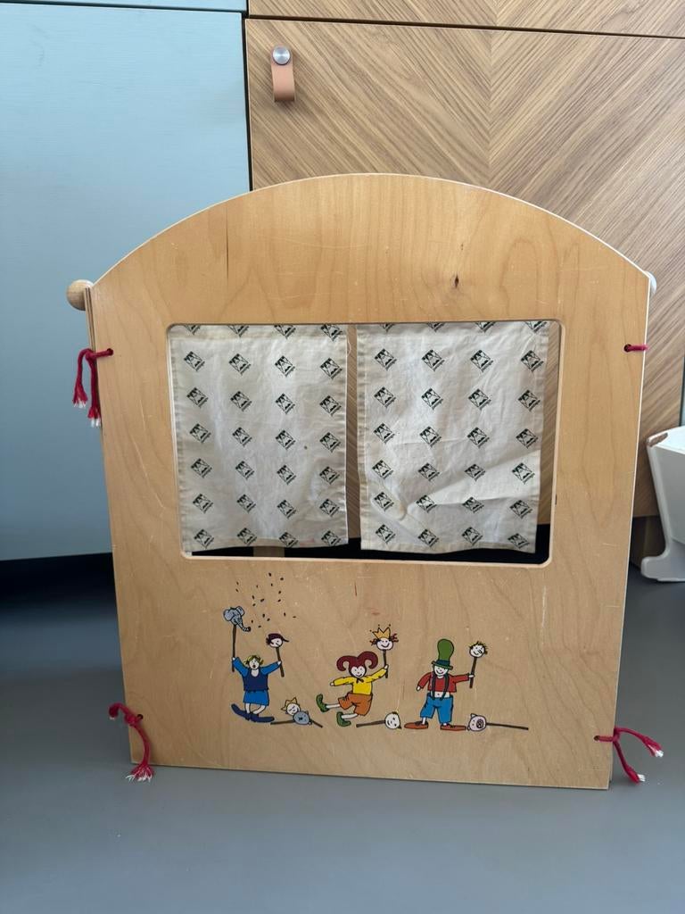 Janbibejan poppenkast tafelmodel verteltheater, Ophalen of Verzenden
