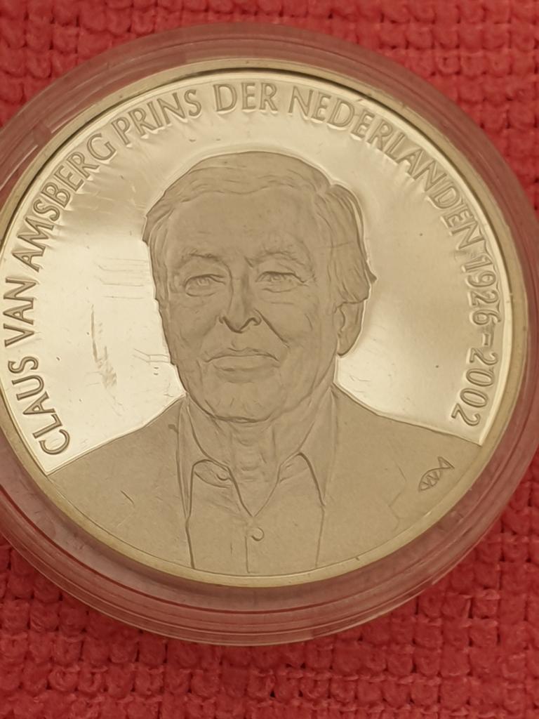 Claus van Amsberg, 26.04 gr .925 zilver (2), Postzegels en Munten, Ophalen of Verzenden, Zilver