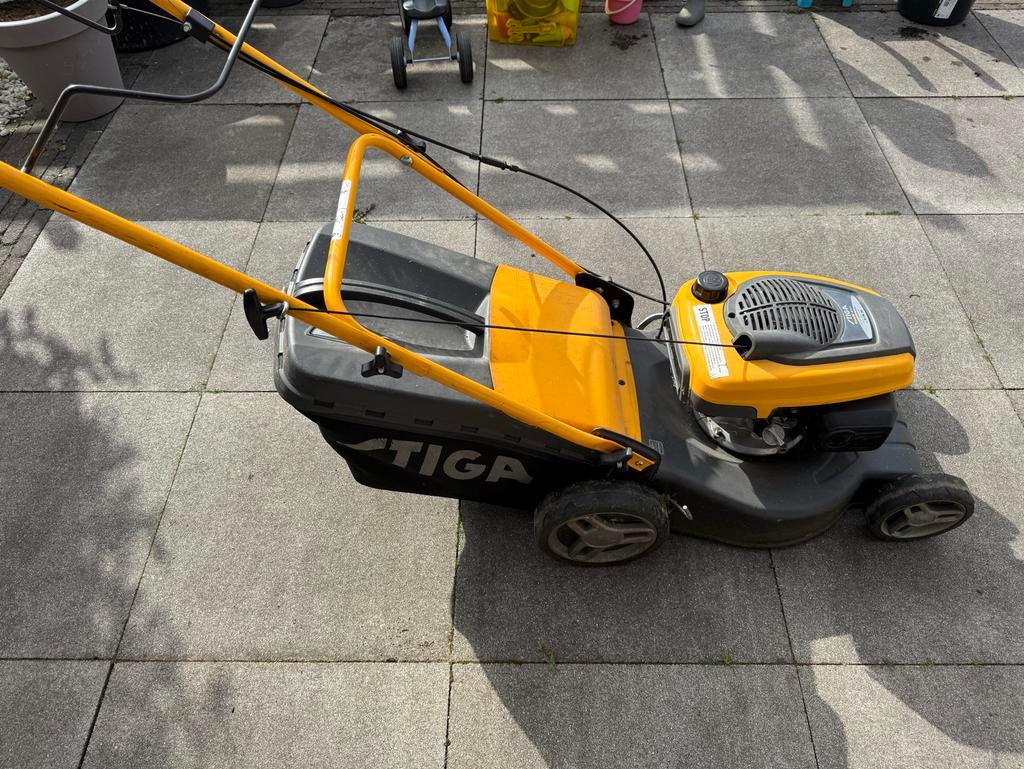 Stiga Combi 48 S H Grasmaaier - Honda Motor, Cirkelmaaier, Gebruikt, Mulchfunctie, Ophalen of Verzenden