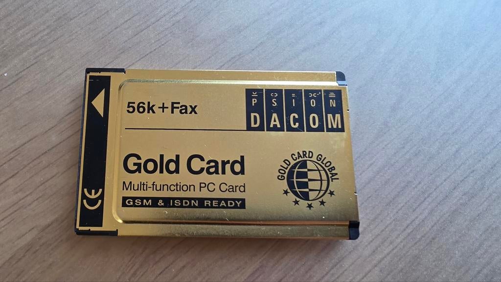 Originele Psion Gold Card 56k+Fax, Ophalen of Verzenden