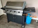 Gas BBQ met lavastenen, plancha en brander, Ophalen, Gebruikt, KYQ