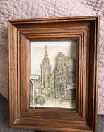 Anton Pieck houten 3D schilderij lijst hout, Ophalen of Verzenden