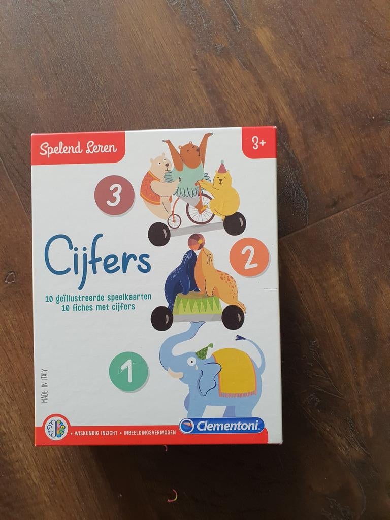 Clementoni Spelend Leren Cijfers - Educatief Spel 3+, Ophalen of Verzenden, Zo goed als nieuw, Rekenen