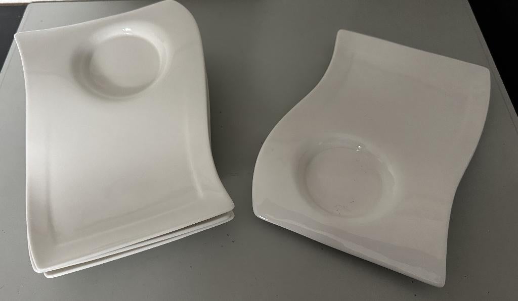 Villeroy&Boch NewWave Café au lait-schotel, 22 x 17 cm,, Huis en Inrichting, Verzenden, Nieuw, Effen, Kop(pen) en/of Schotel(s)