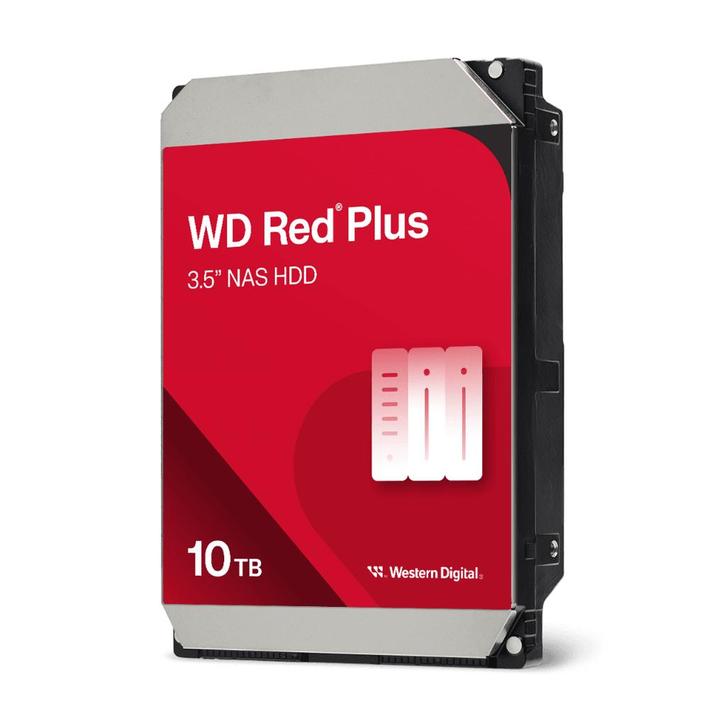 2x WD Red Plus 10TB NAS HDD, Computers en Software, Harde schijven, Gebruikt, Desktop, Intern, HDD, SATA, Ophalen of Verzenden